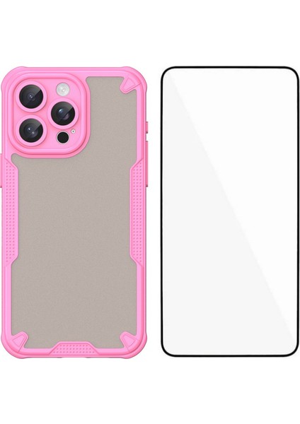 iPhone 15 Pro Ekran Filmli Anti Drop Tpu Telefon Arka Kapağı (Yurt Dışından)