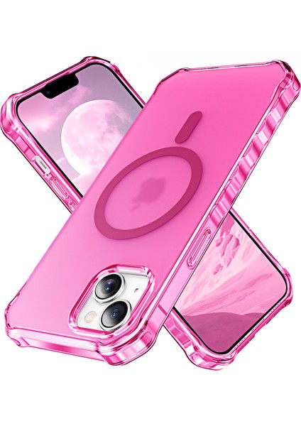 iPhone 13 Küçük Dalgalı Kenarlı Pc + Tpu Telefon Kılıfı Magsafe ile Uyumlu (Yurt Dışından)