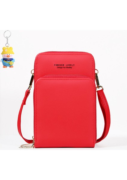 Moda Büyük Kapasiteli Crossbody Çanta Çok Fonksiyonlu Cep Telefonu Çantası Kadın Crossbody (Yurt Dışından)