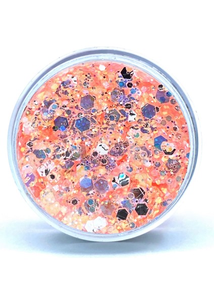 Parlak Glitter Far - Aerospace Orange