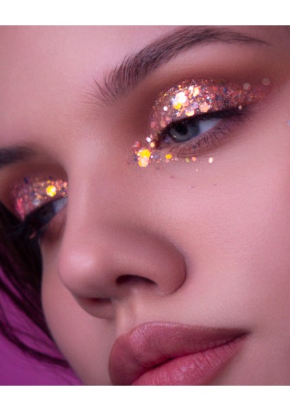 Parlak Glitter Far - Aerospace Orange