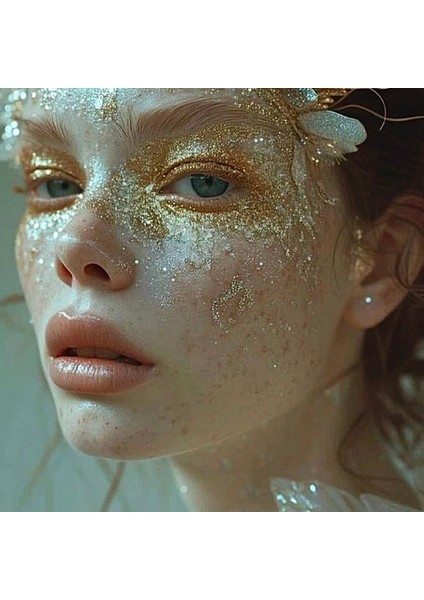 Parlak Glitter Far - Gold Tiny