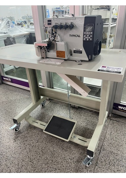 Typıcal GN-7100 Elektronik Direct Drive Full Otomatik 4 Iplik Overlok Makinası