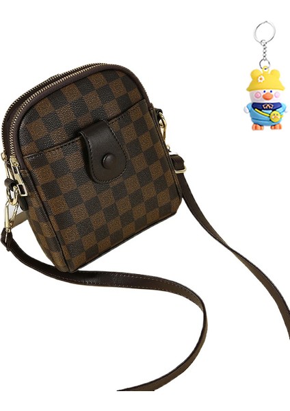 Cep Telefonu Çantası Kadın Crossbody Moda Çok Yönlü Omuz Çantası Mini Küçük Çanta (Yurt Dışından)