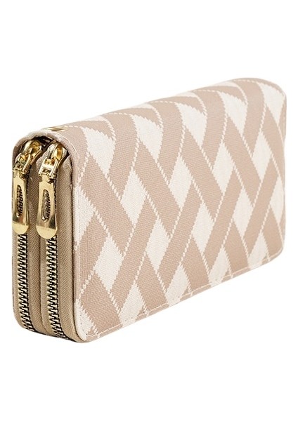 Cüzdan Kadın Moda Çift Fermuarlı Büyük Kapasiteli Cep Telefonu Çantası Çoklu Kart Yuvası Değişim Clutch (Yurt Dışından) indirimleri