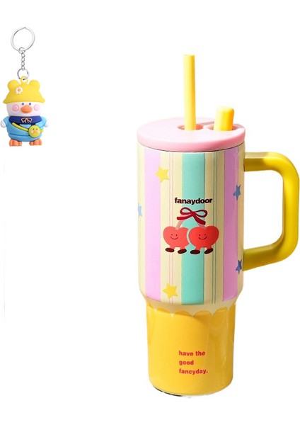 Ton Ton Bardak Buz Bardak Kız Saman Bardak Eşlik Eden 316 Paslanmaz Çelik Büyük Kapasiteli Big Mac Garantisi (Yurt Dışından)