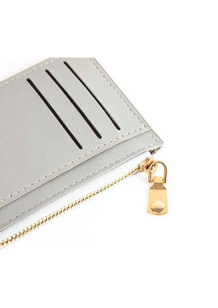 Kızlar Fermuarlı Kısa Madeni Para Çantası Çoklu Kart Yuvası Kart Tutucu Değişim Madeni Para Tutucu (Yurt Dışından) indirimleri