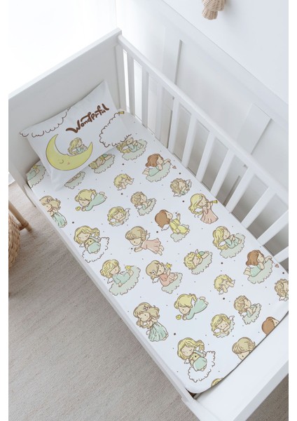 Bebek Boy Lastikli Çarşaf Seti - Iconic Serisi - Dream Big