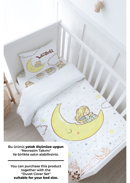 Bebek Boy Lastikli Çarşaf Seti - Iconic Serisi - Dream Big modelleri