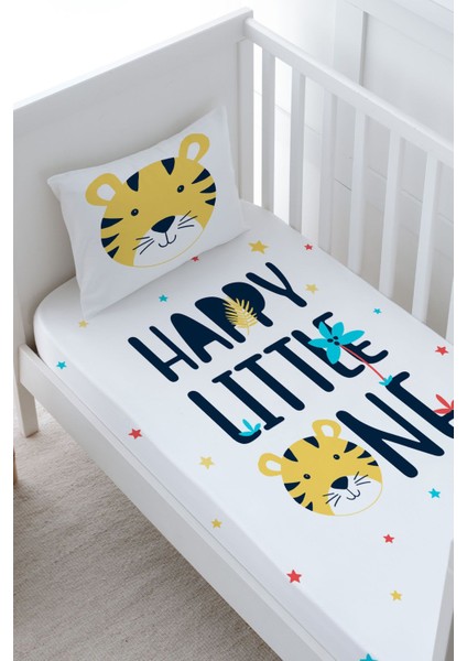 Bebek Boy Lastikli Çarşaf Seti - Pure Baby Serisi - Happy Lion fiyatları