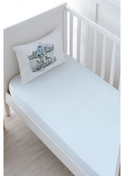 Bebek Boy Lastikli Çarşaf Seti - Royal Series - Blue Carousel fiyatları