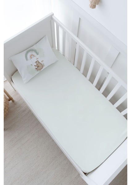 Bebek Boy Lastikli Çarşaf Seti - Royal Series - Welcome Baby Bear