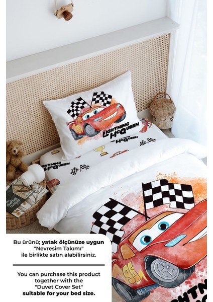 Tek Kişilik Lastikli Çarşaf Seti - Cartoon Serisi - Şimşek Mcquenn fırsatları