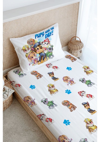 Tek Kişilik Lastikli Çarşaf Seti - Cartoon Serisi - Paw Patrol