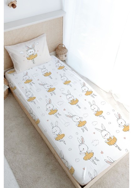 Tek Kişilik Lastikli Çarşaf Seti - Iconic Serisi - Tavşanın Rüyası