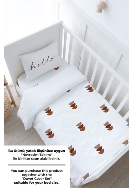 Bebek Boy Lastikli Çarşaf Seti - Iconic Serisi - Vintage Moon modelleri