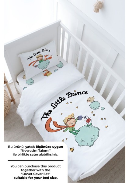 Bebek Boy Lastikli Çarşaf Seti - Pure Baby Serisi - Little Prince modelleri
