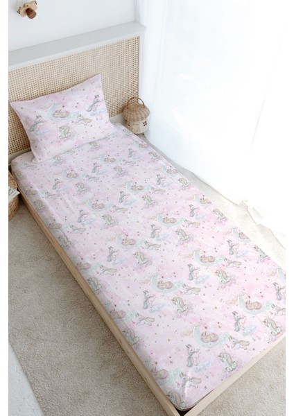 Tek Kişilik Lastikli Çarşaf Seti - Iconic Serisi - Unicorn Dream