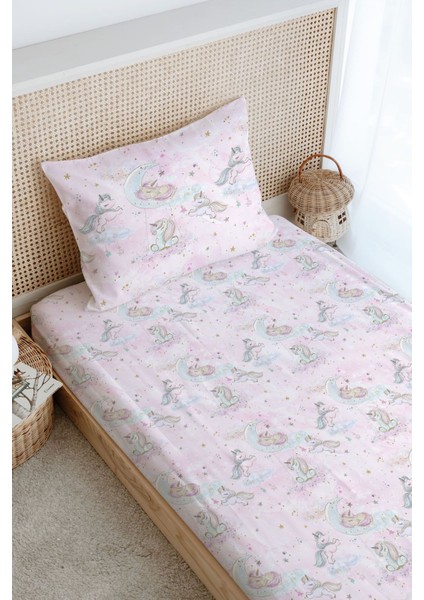 Tek Kişilik Lastikli Çarşaf Seti - Iconic Serisi - Unicorn Dream modelleri