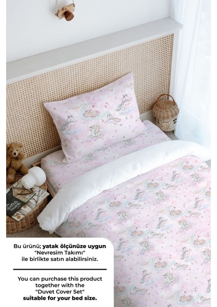 Tek Kişilik Lastikli Çarşaf Seti - Iconic Serisi - Unicorn Dream fırsatları