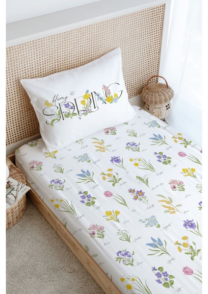 Tek Kişilik Lastikli Çarşaf Seti - Iconic Serisi - Bloomy Spring modelleri