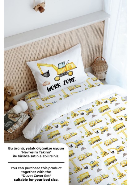 Tek Kişilik Lastikli Çarşaf Seti - Iconic Serisi - Iş Makinaları fırsatları