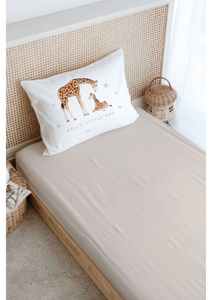 Tek Kişilik Lastikli Çarşaf Seti - Royal Series - Baby Giraffe fiyatları