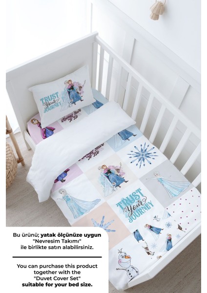 Bebek Boy Lastikli Çarşaf Seti - Cartoon Serisi - Elsa Patchwork modelleri