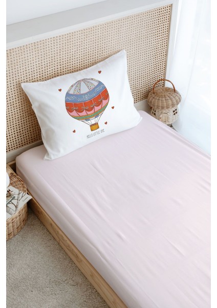 Tek Kişilik Lastikli Çarşaf Seti - Zezig x Royal Series - Pink