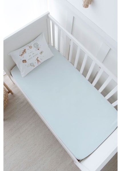 Anne Yanı Beşik Lastikli Çarşaf Seti (55X95) - Royal Series - Adventure Baby