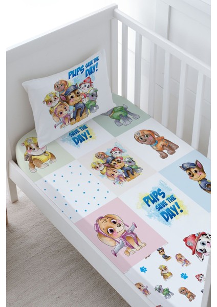 Bebek Boy Lastikli Çarşaf Seti - Cartoon Serisi - Paw Patrol Patchwork fiyatları