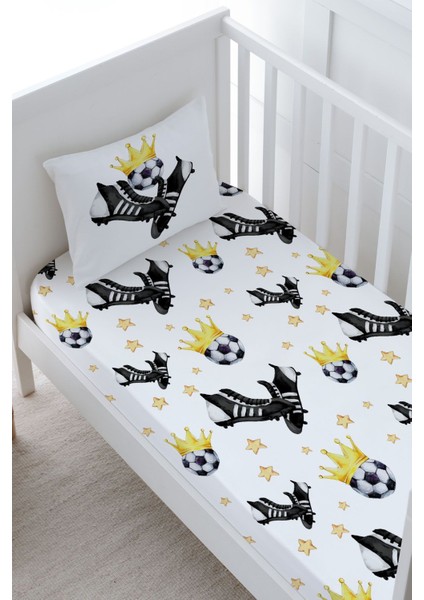 Anne Yanı Beşik Lastikli Çarşaf Seti (55X95) - For Baby Serisi - Siyah - Beyaz fiyatları