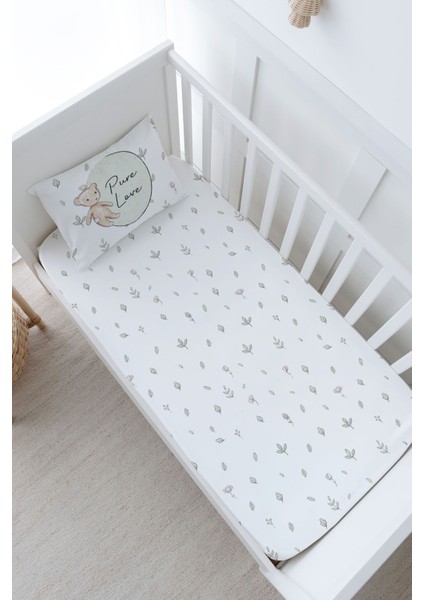 Bebek Boy Lastikli Çarşaf Seti - For Baby Serisi - Retro Oyuncak Ayı