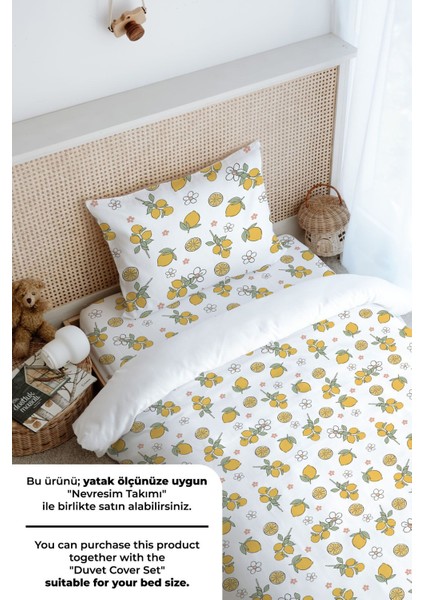 Tek Kişilik Lastikli Çarşaf Seti - Iconic Serisi - Lemon fırsatları
