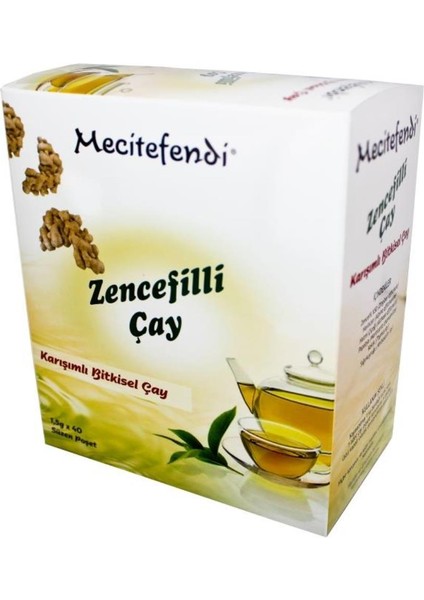 Zencefilli Çay Süzen Poşet 40'Lı