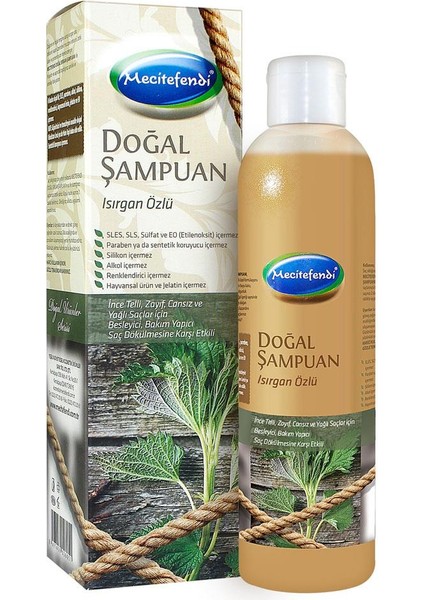 Doğal Isırgan Özlü Şampuan 250 ml