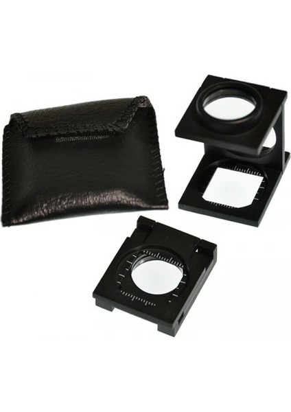 -1cm Full Çelikkaplı Full Çelik Kaplı Katlamalı Büyüteç TH-9008A ( Lisinya )