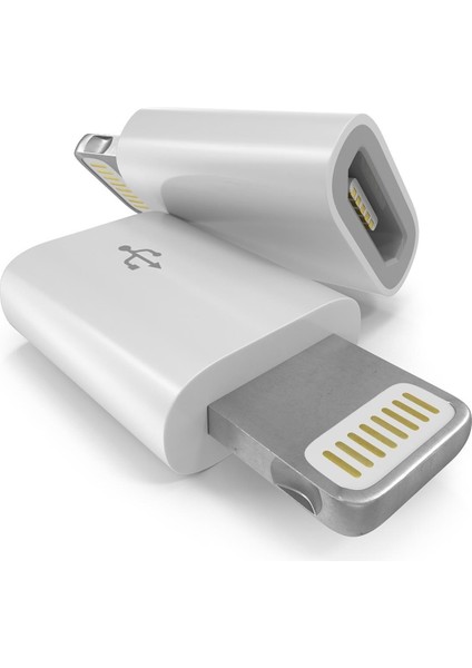 Apple iPhone / iPad Micro USB Dönüştürücü Adaptör Otg Aparat (4767) - Lisinya