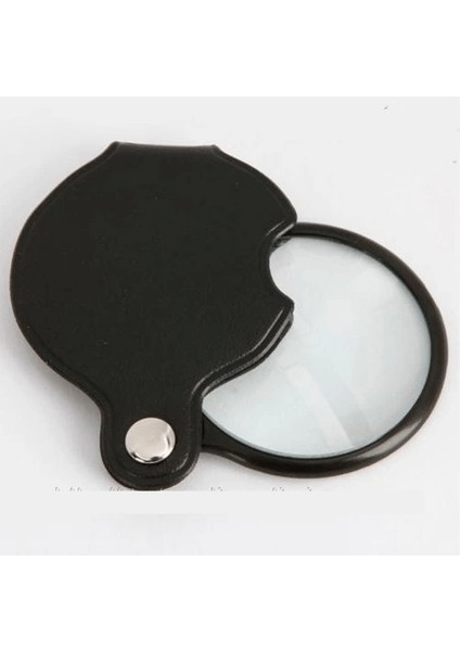 -5X-50MM-MINI Büyüteç,cepte Taşınan,optik Lens Katlanabilir Deri KAPLAMA-XX1051 ( Lisinya )
