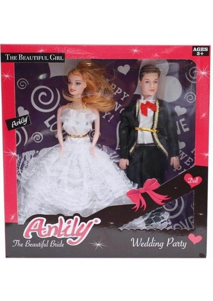 Anlily Gelin ve Damat Bebek Seti - 02264 (Lisinya)