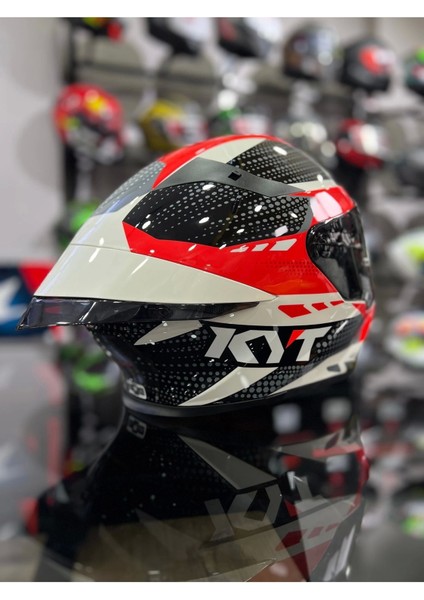 Tt-Revo Gear Kırmızı Siyah Şeffaf Vizörlü fırsatları
