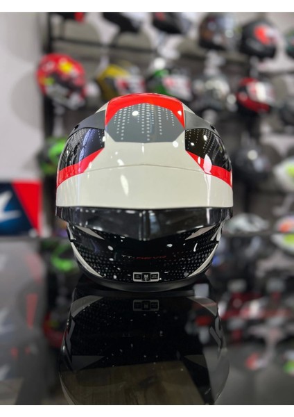 Tt-Revo Gear Kırmızı Siyah Şeffaf Vizörlü indirimleri