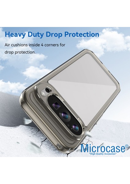 Google Pixel 9 Pro Xl Shield Serisi Darbeye Dayanıklı Yarı Esnek Plastik Tpu Kılıf - AL8100 fırsatları