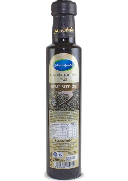 Kenevir Tohumu Yağ 250 ml