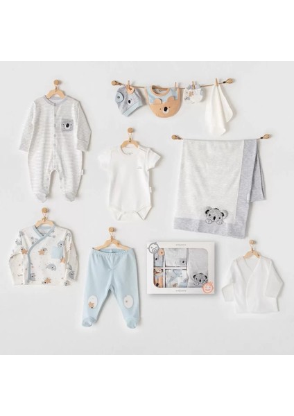 Koala 10 Parça Hastane Çıkışı Grey Melange