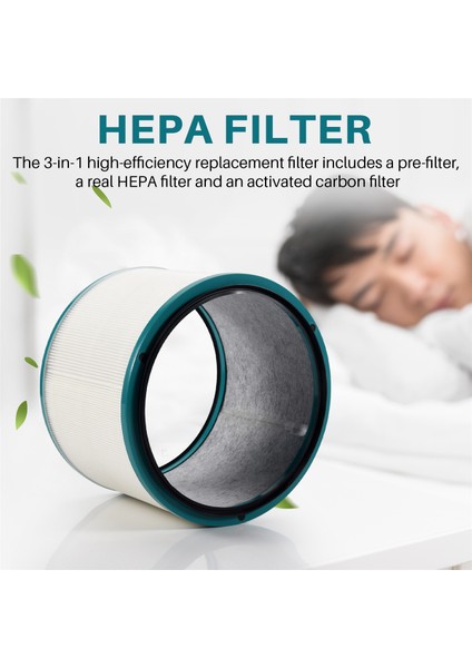 Dyson DP01 DP03 HP00 HP01 HP02 HP03 Masaüstü Temizleyiciler Için Filtre Yedekleri Pure Hot Cool Link Hava Temizleyici Hepa Filtresi (Yurt Dışından) fırsatları