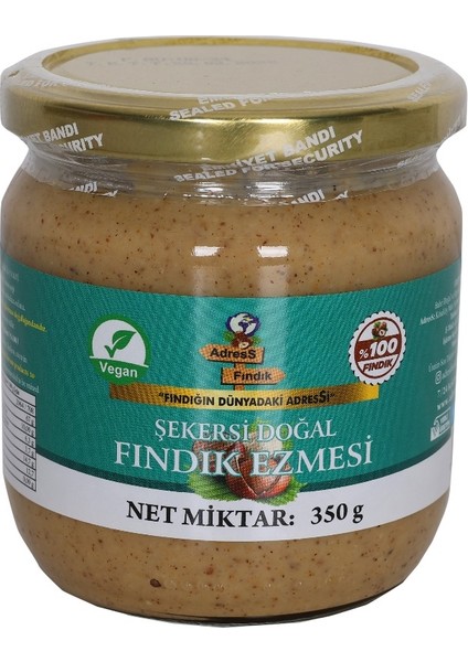 Adress Fındık- Fındık Ezmesi 350 gr