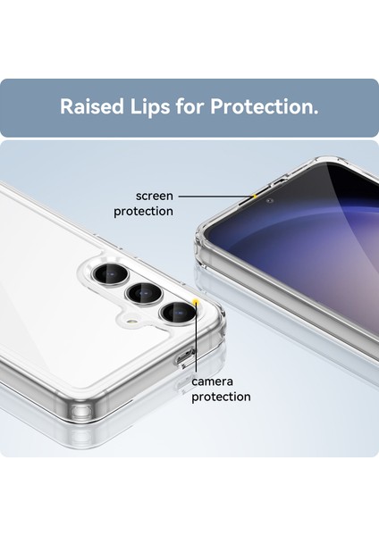 Samsung Galaxy S25 Için Şeffaf Pc Arka Tpu Tampon Telefon Kılıfı - Şeffaf (Yurt Dışından) indirimleri