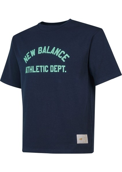 New Balance MNT1519 Lacivert Erkek Tişört