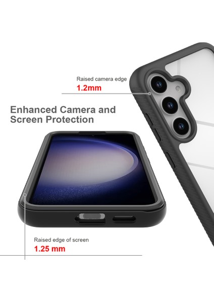 Samsung Galaxy S25 Için Hibrit Bumper Tam Koruma Telefon Kılıfı - Mor (Yurt Dışından) fırsatları